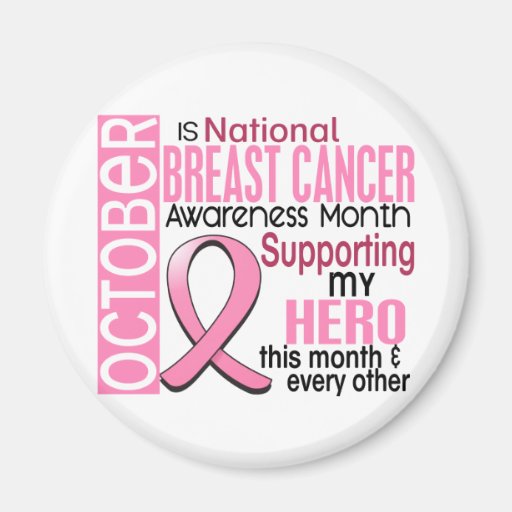 Breast Cancer Awareness Month Refrigerator Magnet