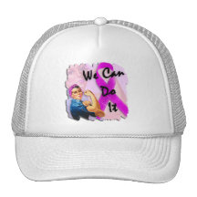 Breast Cancer Awareness Month, Rosie Riveter Hats