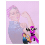 Breast Cancer Awareness Month, Rosie the Riveter flyers
