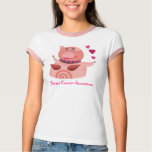 Breast Cancer Awareness Pig t-shirts