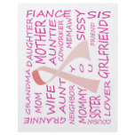 BREAST CANCER AWARENESS PINK RIBBON DESIGN flyers