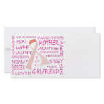 BREAST CANCER AWARENESS PINK RIBBON DESIGN photo cards