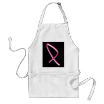 Breast Cancer Awareness Pink Ribbon I Apron