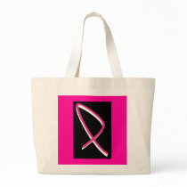 Breast Cancer Awareness Pink Ribbon I Canvas Bag