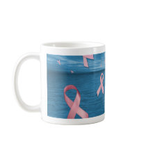 Breast Cancer Awareness Ribbons in the Sky Mugs