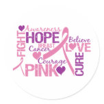 Breast Cancer Awareness stickers