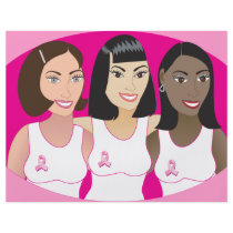 Breast Cancer Awareness Women Full Color Flyer