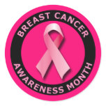 BREAST CANCER AWARNESS MONTH stickers
