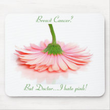 Breast Cancer?  But Doctor I hate pink mousepad