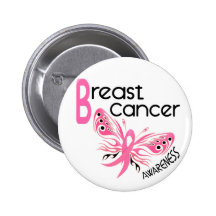 Breast Cancer BUTTERFLY 3.1 Buttons