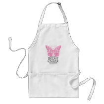 Breast Cancer Butterfly Apron