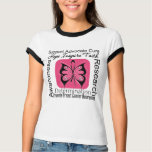 Breast Cancer Butterfly Inspirations t-shirts
