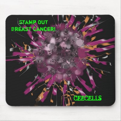 Breast Cancer Cell, CEECELLS Mousepad by ydnicbert