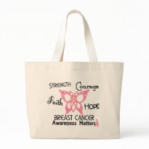 Breast Cancer Celtic Butterfly 3 Canvas Bags