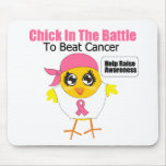 Breast Cancer Chick In the Battle to Beat Cancer mousepads