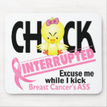Breast Cancer Chick Interrupted 2 mousepads