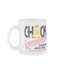 Breast Cancer Chick Interrupted 2 Mugs