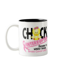 Breast Cancer Chick Interrupted 2 Coffee Mug