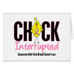 Breast Cancer Chick Interrupted cards