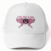 Breast Cancer Fight Like A Girl Wings Trucker Hat