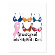Breast Cancer: Find / Fund a Cure. Post Cards