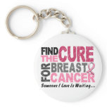 BREAST CANCER Find The Cure 1 keychains