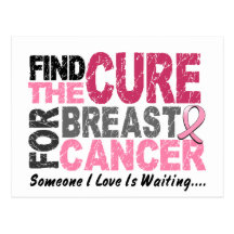 BREAST CANCER Find The Cure 1 Postcard
