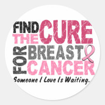 BREAST CANCER Find The Cure 1 Sticker