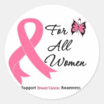 Breast Cancer For All Women Sticker