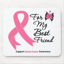 Breast Cancer For My Best Friend Mouse Pad