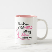 BREAST CANCER Hero MOM Coffee Mugs