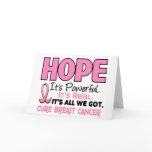 Breast Cancer HOPE 1 Greeting Card