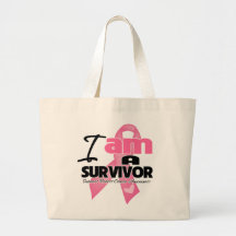 Breast Cancer - I am a Survivor Tote Bag