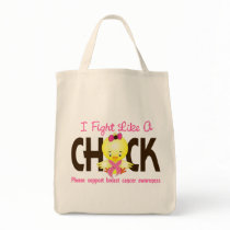 Breast Cancer I Fight Like A Chick 1 Bags