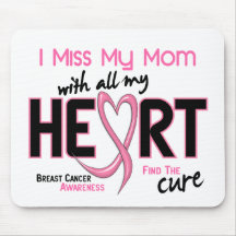 Breast Cancer I Miss My Mum Mouse Pads