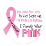Breast Cancer I Proudly Wear Pink 1 Sticker