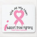 Breast Cancer I Support Those Fighting mousepads