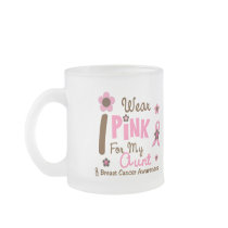 Breast Cancer I Wear Pink For My Aunt 12 Mug