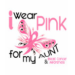 Breast Cancer I WEAR PINK FOR MY AUNT 45 t-shirts