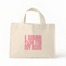 BREAST CANCER I Wear Pink For My Mum 16 Canvas Bag