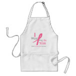 Breast Cancer I Wear Pink For My Wife Aprons