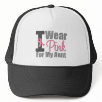 Breast Cancer I Wear Pink Ribbon For My Aunt