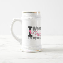 Breast Cancer I Wear Pink Ribbon For My Aunt Mugs