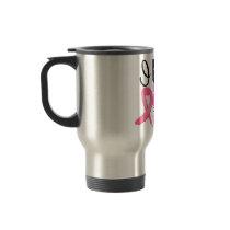 Breast Cancer I Wear Pink Ribbon For My Mum Coffee Mug