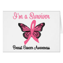 Breast Cancer I'm a Survivor Greeting Cards