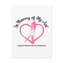 Breast Cancer In Memory of My Aunt Post Card