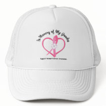 Breast Cancer In Memory of My Grandma Mesh Hats