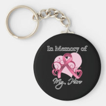 Breast Cancer In Memory of My Hero Key Chains