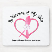 Breast Cancer In Memory of My Sister Mouse Pads