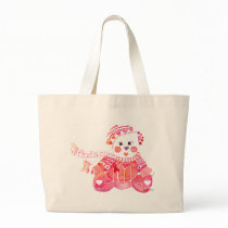 Breast Cancer Lil Bear Tote Bag
